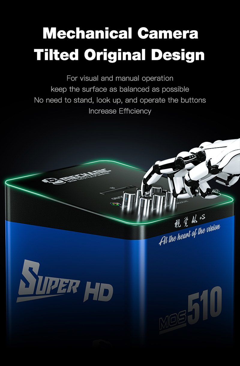MECHANIC Industrial Microscope - 4K Microscope Camera Sony Sensor 评论和价格