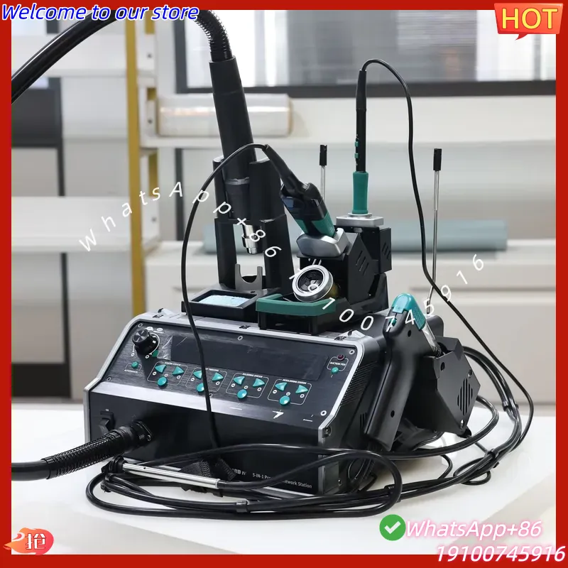 2026Hot YIHUA-948D IV 5-in-1 S - Desoldering Pump Electric Vacuum Station 评论和价格