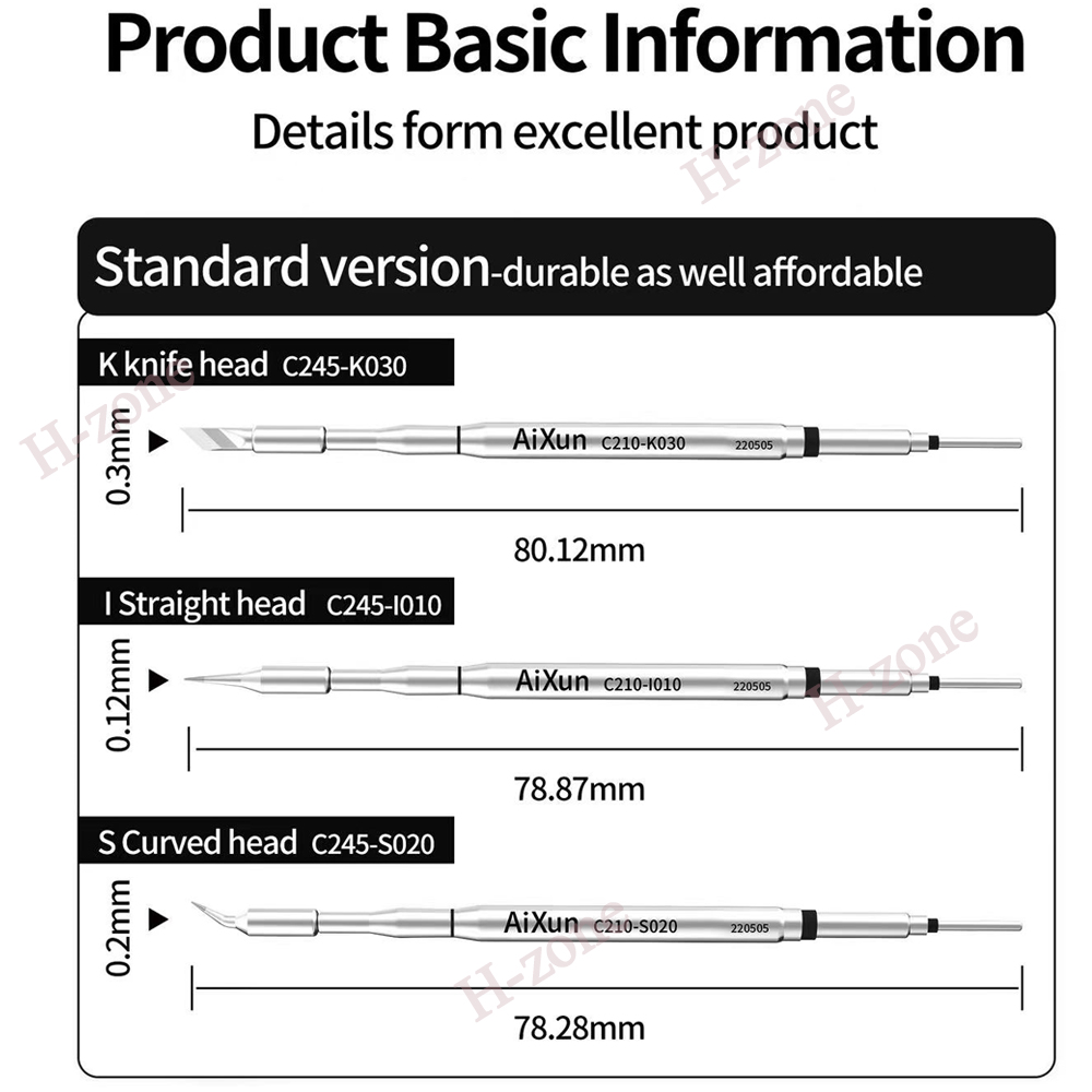 JC AIXUN T3b T420D C115 I010 K - C115 Nano Soldering Iron Station 评论和价格