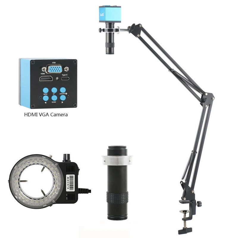 1X-200X Adjustable Zoom 4K 2K  - 4K Microscope Camera Sony Sensor 评论和价格