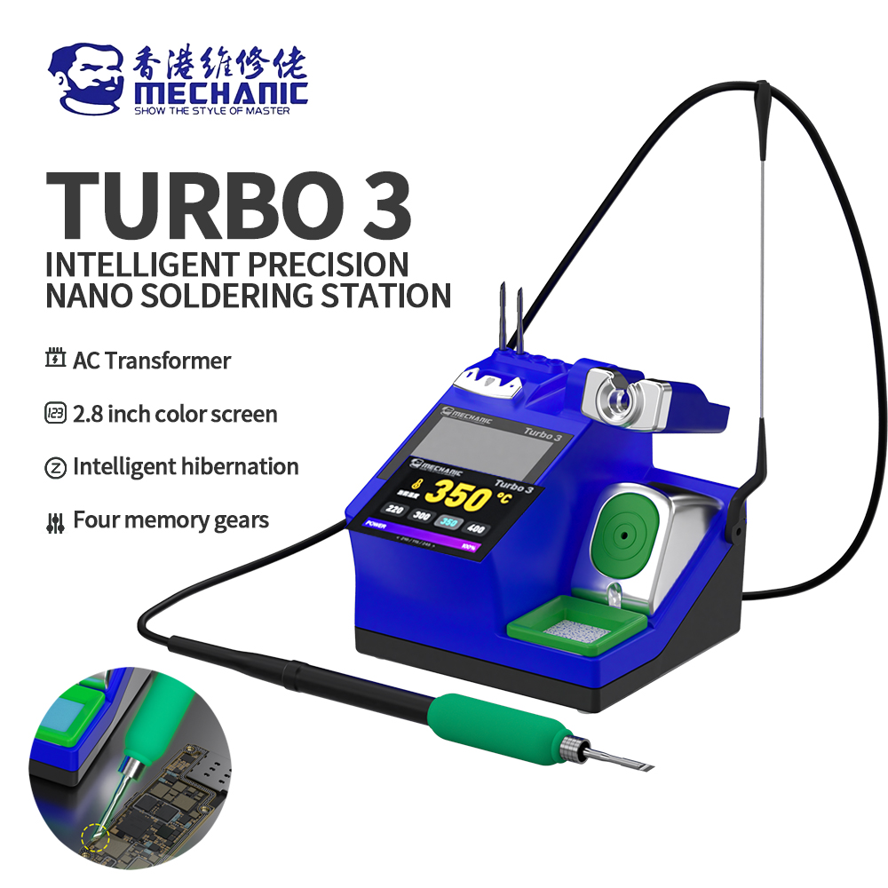 MECHANIC Turbo 3 150W Intellig - C210 Precision Soldering Station 评论和价格