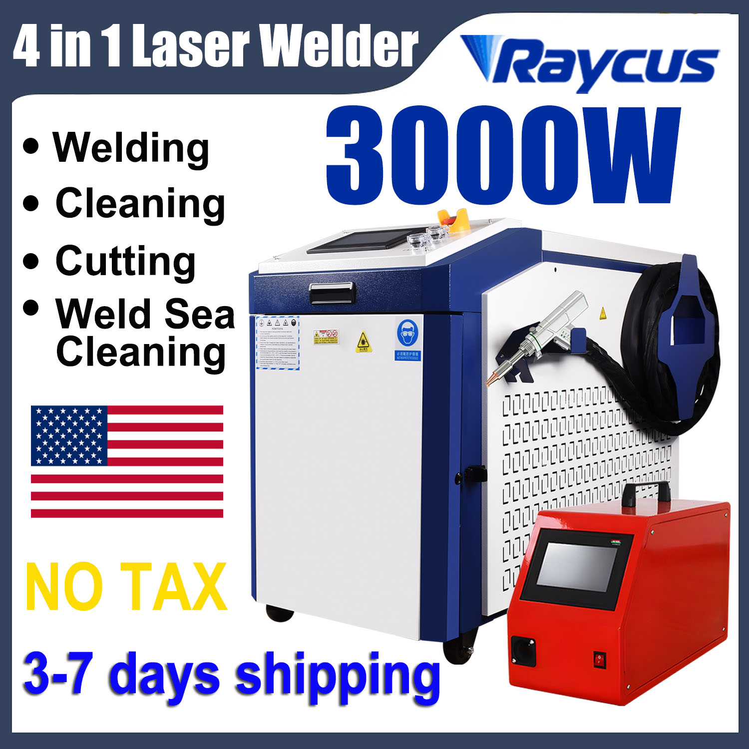 Raycus 3000W Handheld 4-in-1 F - Laser Soldering Machine Handheld 评论和价格