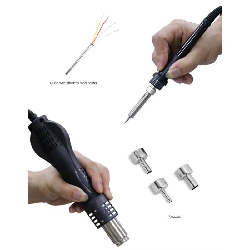 ATTEN AT8586 2 in 1 750W Lead  - 2 In 1 Soldering Rework Station 750W 评论和价格