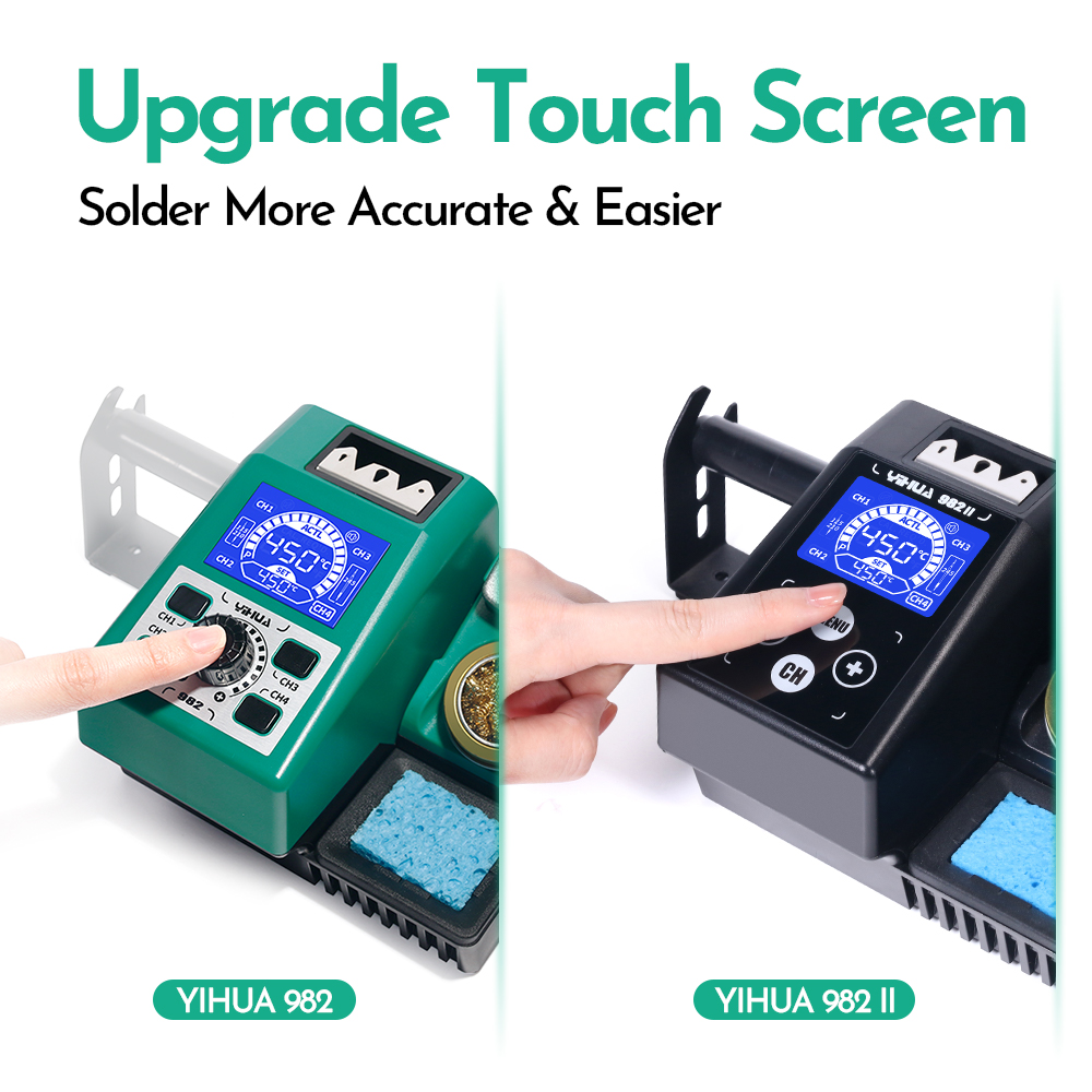 YIHUA 982-II Touch Screen C245 - C210 Precision Soldering Station 评论和价格