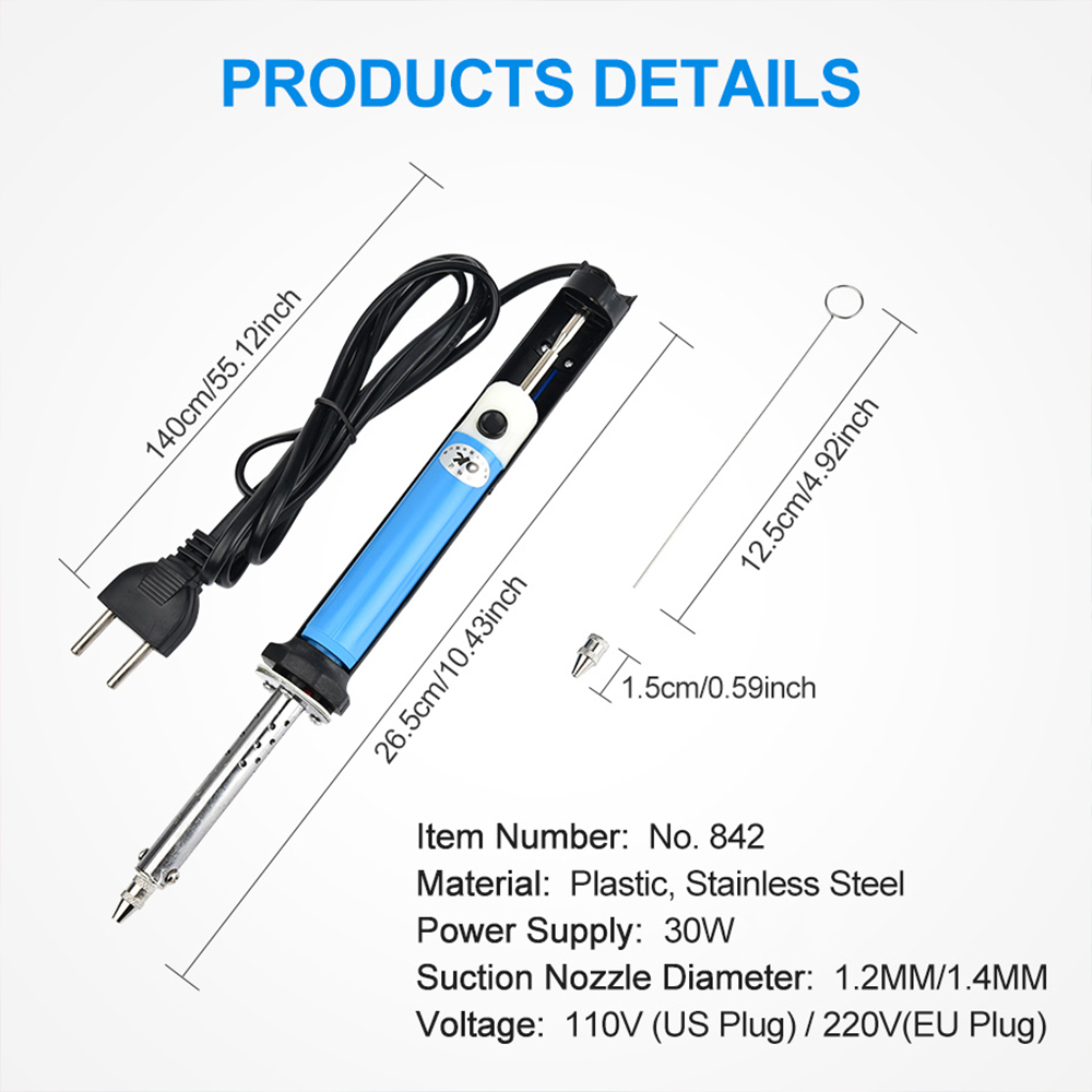 AC US 110V /EU 220V Electric T - Desoldering Pump Electric Vacuum Station 评论和价格
