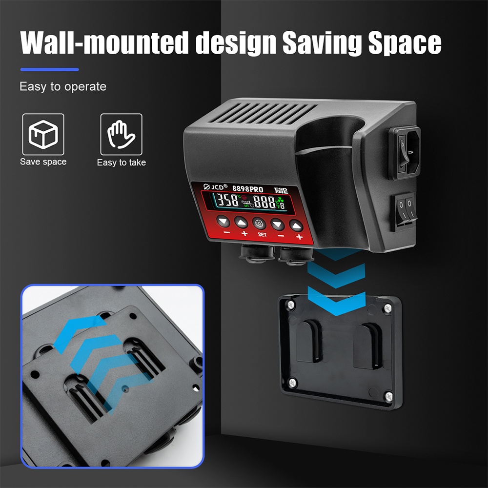 JCD 8898Pro 2 in 1 Soldering S - 2 In 1 Soldering Rework Station 750W 评论和价格